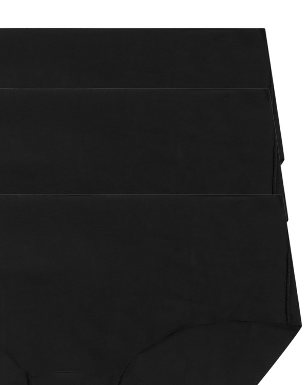 UA Pure Stretch No Show Hipster-Solid3Pk 