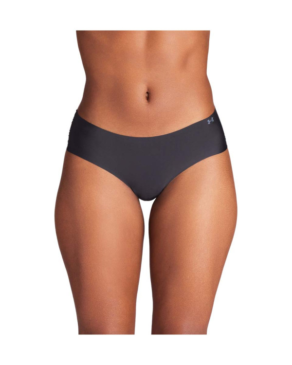 UA Pure Stretch No Show Hipster-Solid3Pk 
