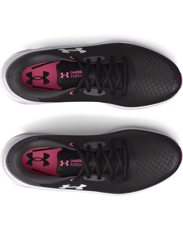 Girls' Grade School UA Charged Pursuit 3 Running Shoes 