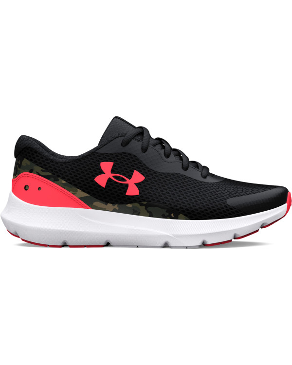 Boys' Grade School UA Surge 3 Printed Running Shoes 