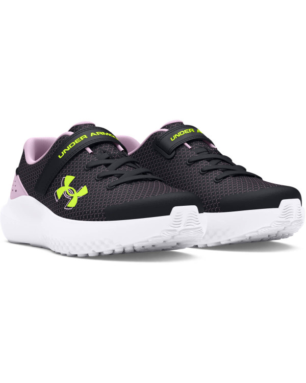 Girls' Pre-School UA Surge 4 AC Running Shoes 