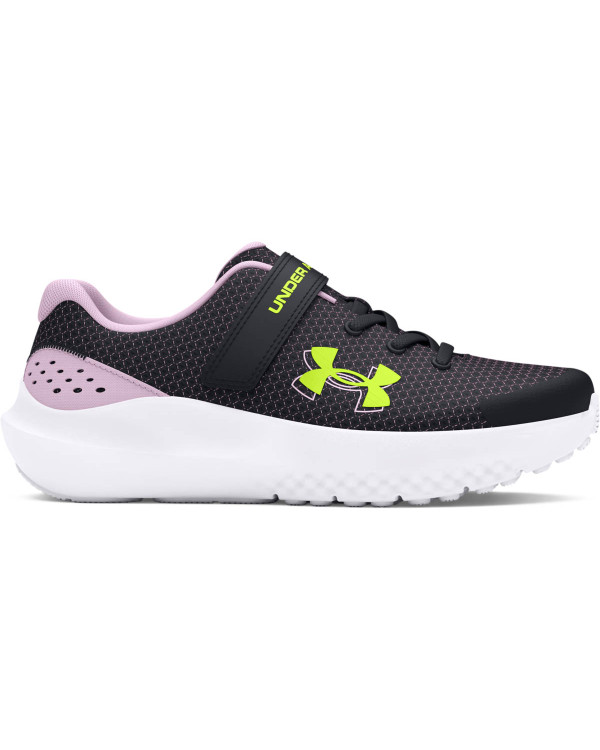 Girls' Pre-School UA Surge 4 AC Running Shoes 