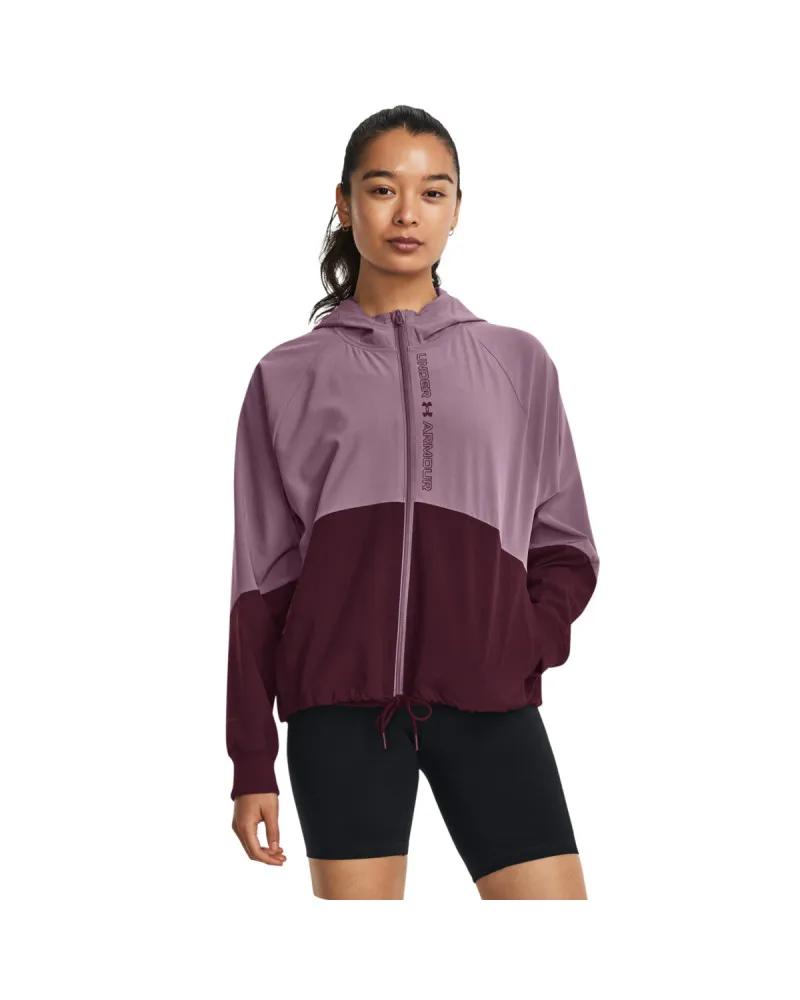 Women's UA Woven Full-Zip Jacket