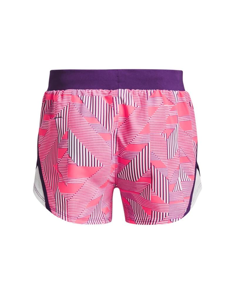 Girls' UA Fly-By Printed Shorts 