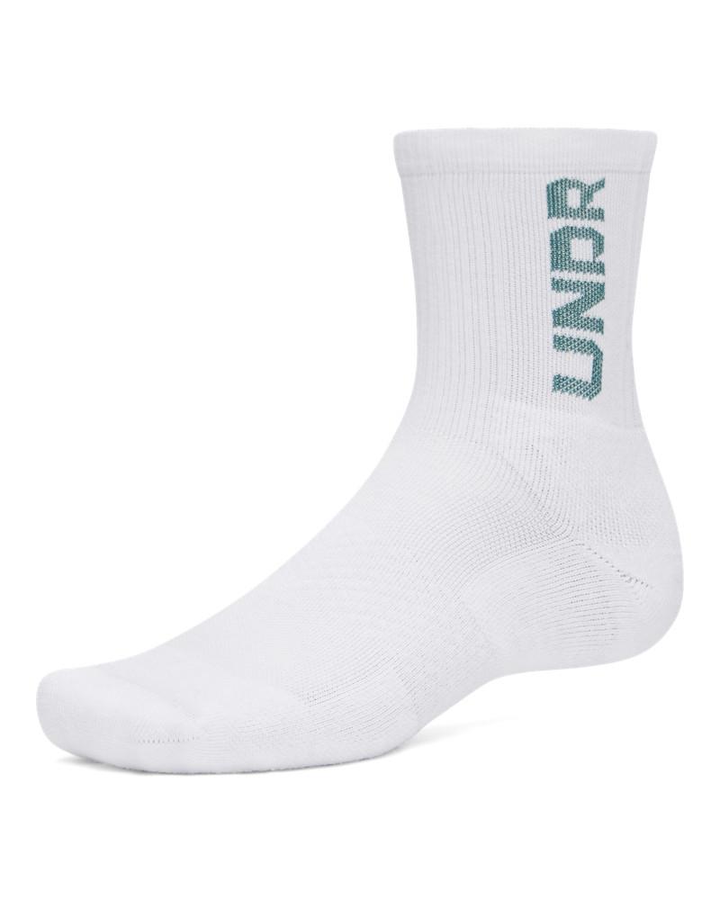 UA 3-Maker Unisex 3-Pack Mid-Crew Socks 