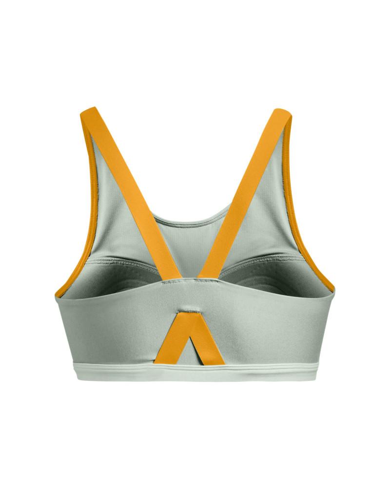 Women's UA Infinity Mid High Neck Shine Sports Bra