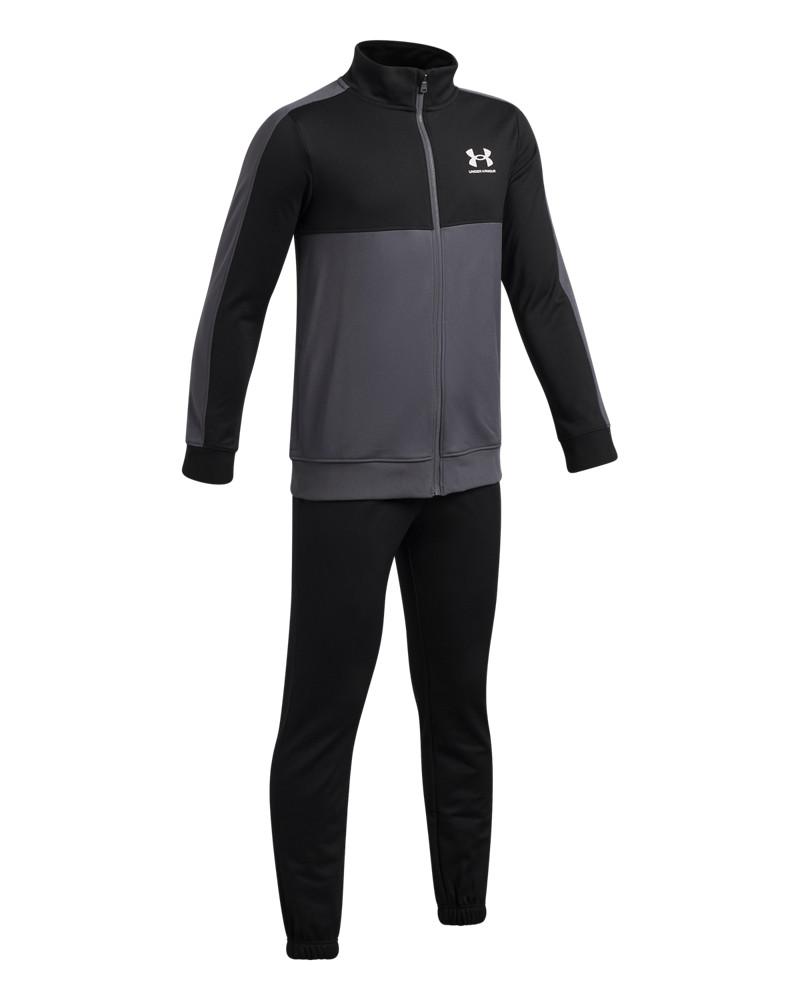 Boys' UA Knit Colorblock Track Suit 