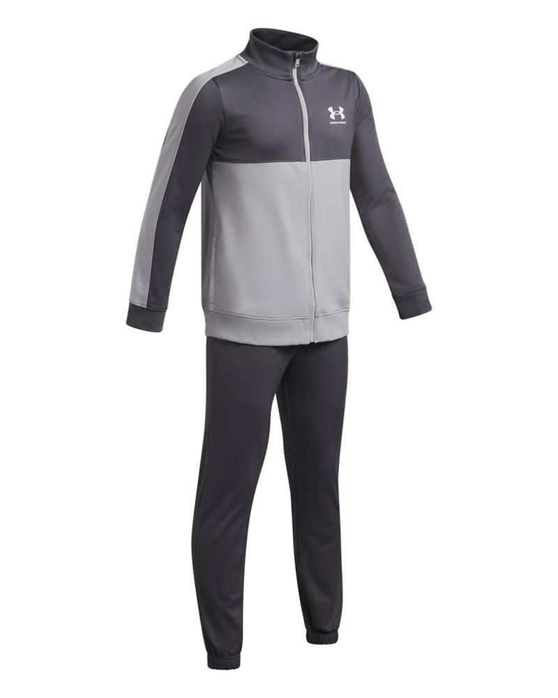 Boys' UA Knit Colorblock Track Suit 