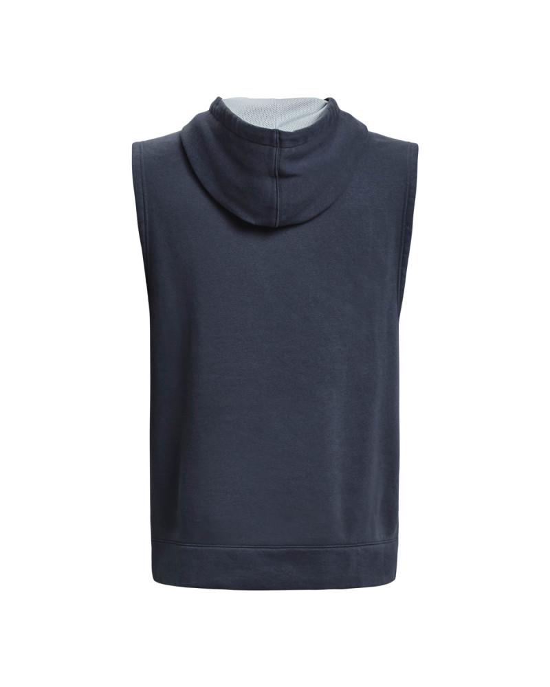 Men's Curry Fleece Sleeveless Hoodie 