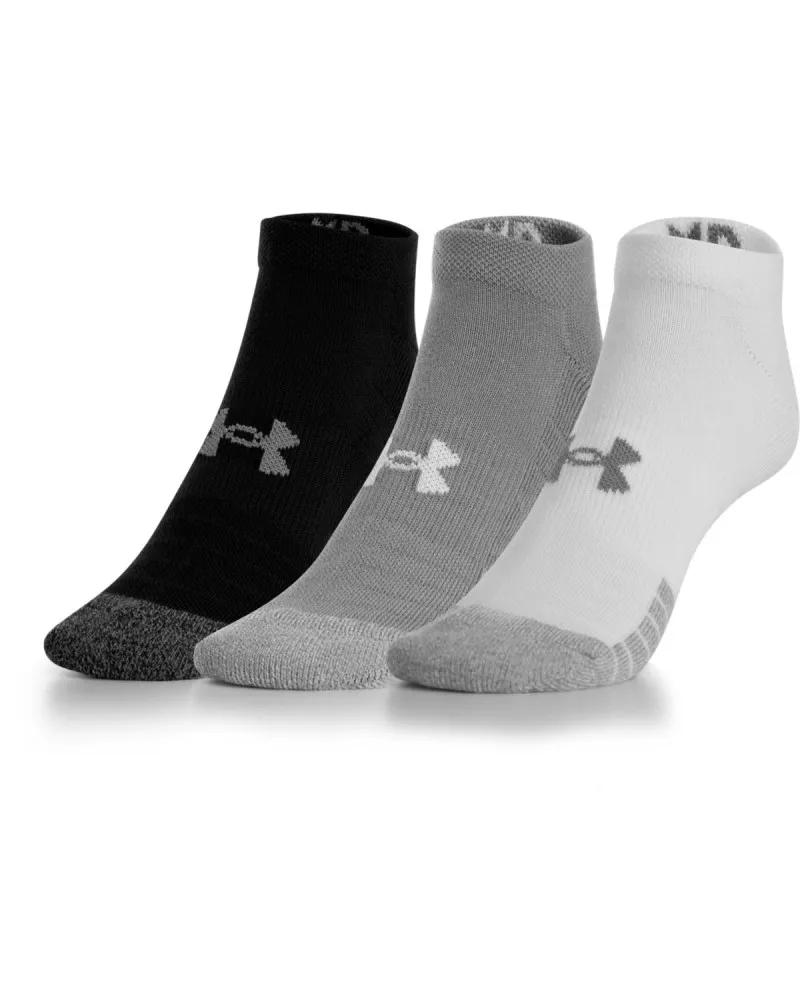 Kids HeatGear® 3-Pack No Show Socks 