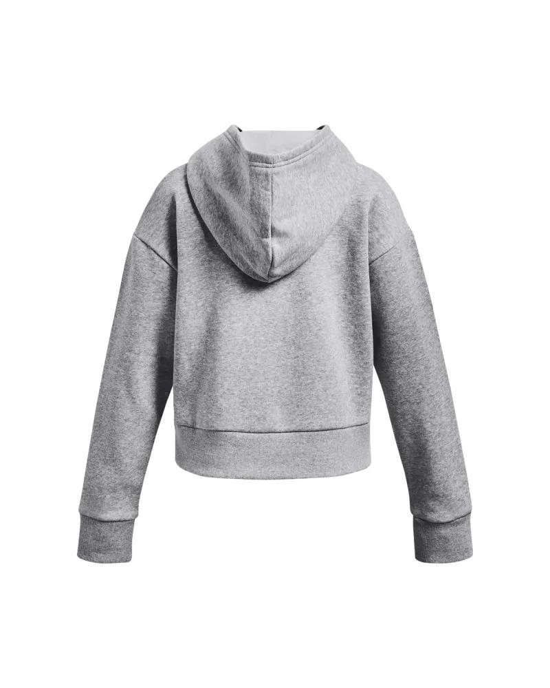 Girls' UA Rival Fleece Crop Hoodie