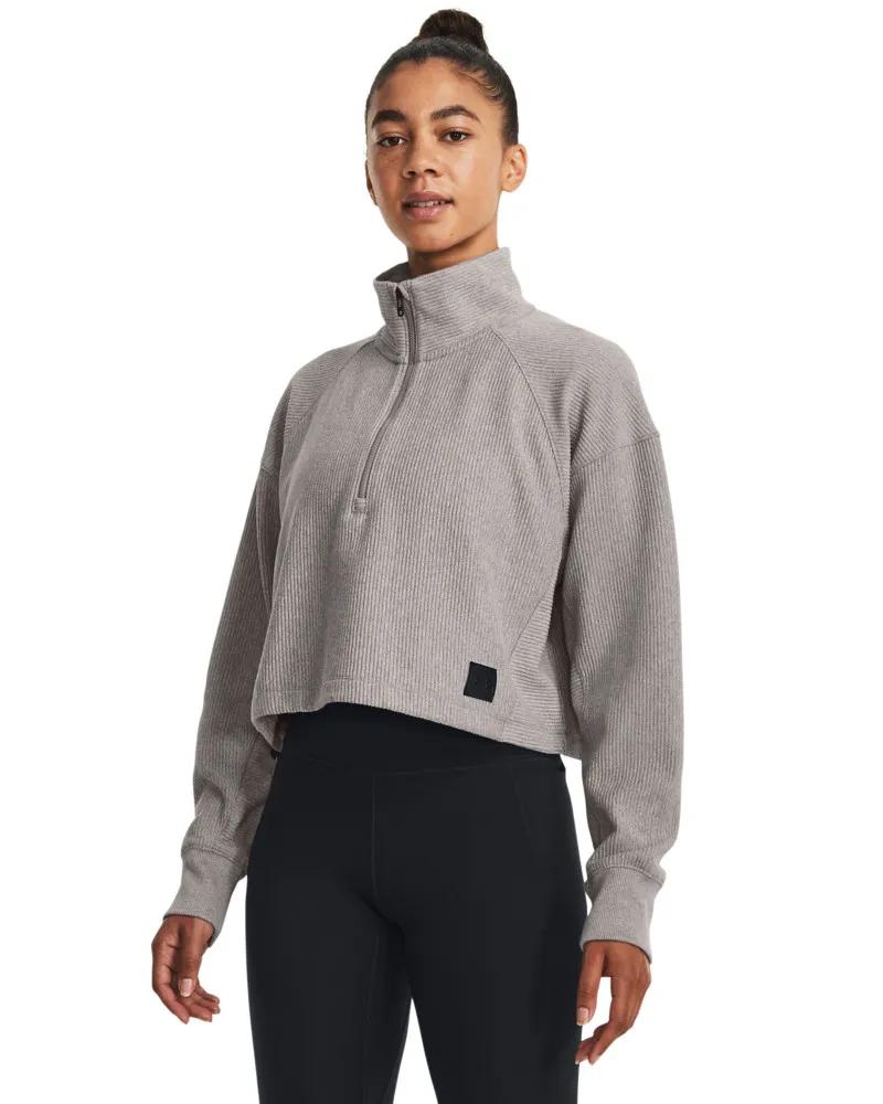 Women's UA Ottoman Fleece ¼ Zip