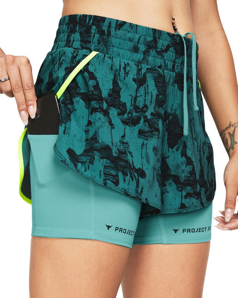 Women's Project Rock Leg Day Flex Printed Shorts 