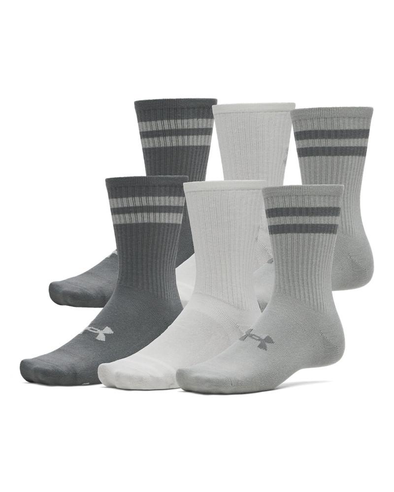 Unisex 6-Pack Crew Socks 