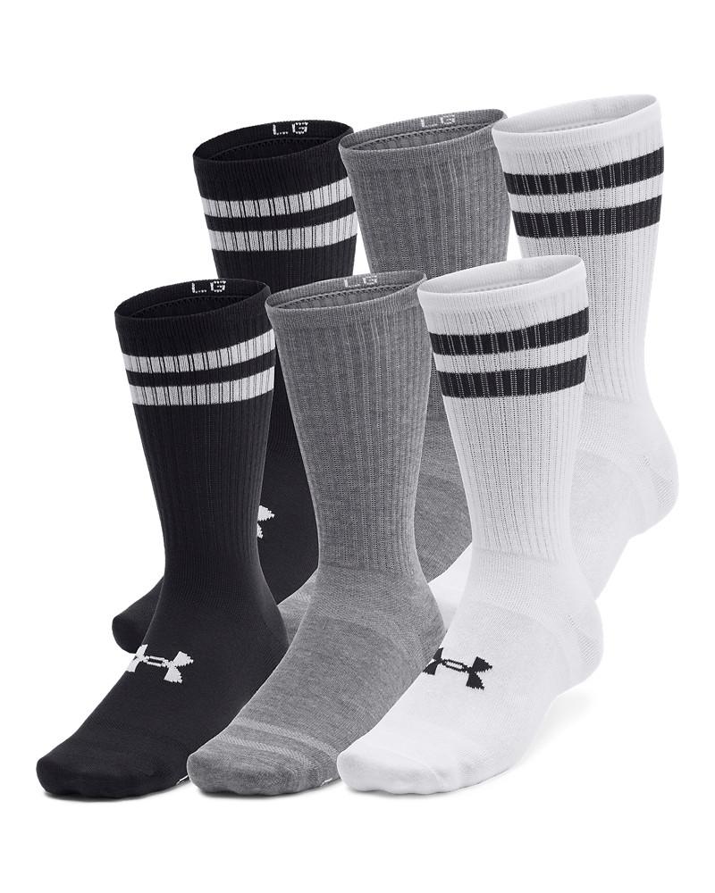 Unisex 6-Pack Crew Socks 