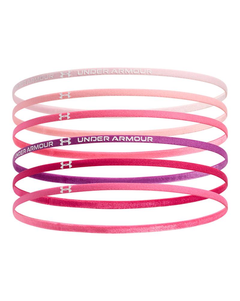Girls' UA Mini Elastic 6-Pack Headbands