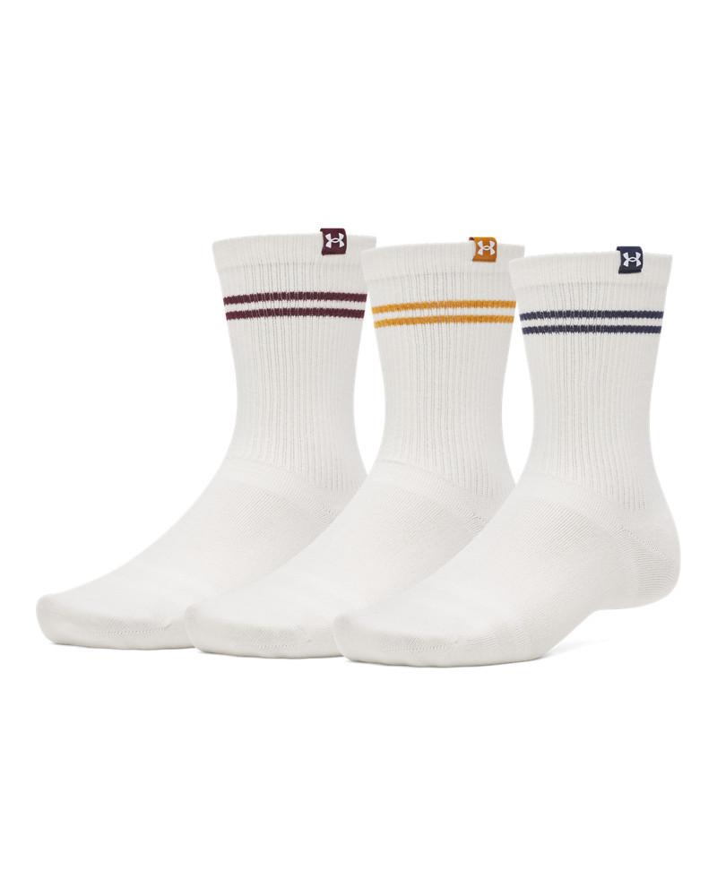 UA Sportstyle Cotton Unisex 3-Pack Crew Socks