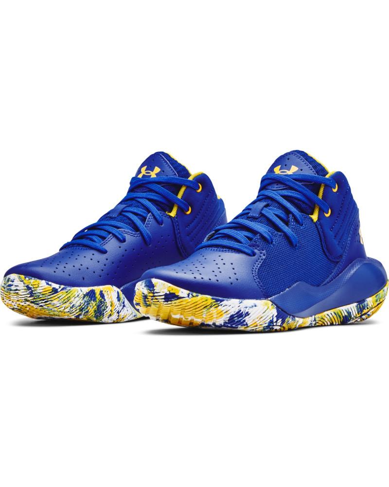 Boys' Grade School UA Jet '21 Basketball Shoes