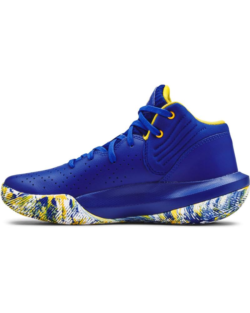 Boys' Grade School UA Jet '21 Basketball Shoes