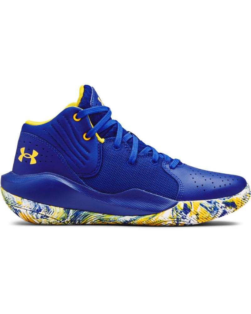 Boys' Grade School UA Jet '21 Basketball Shoes