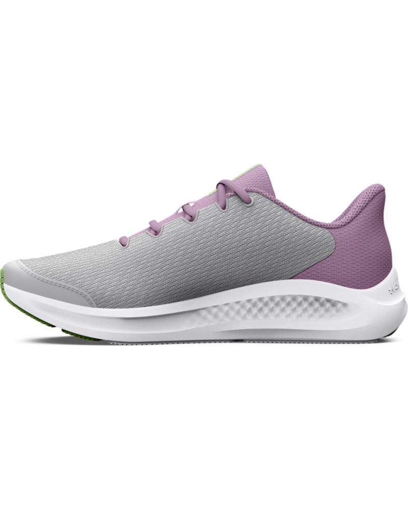 Girls' Grade School UA Charged Pursuit 3 Big Logo Running Shoes