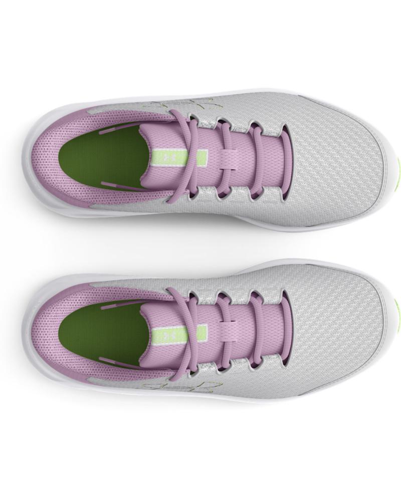 Girls' Grade School UA Charged Pursuit 3 Big Logo Running Shoes
